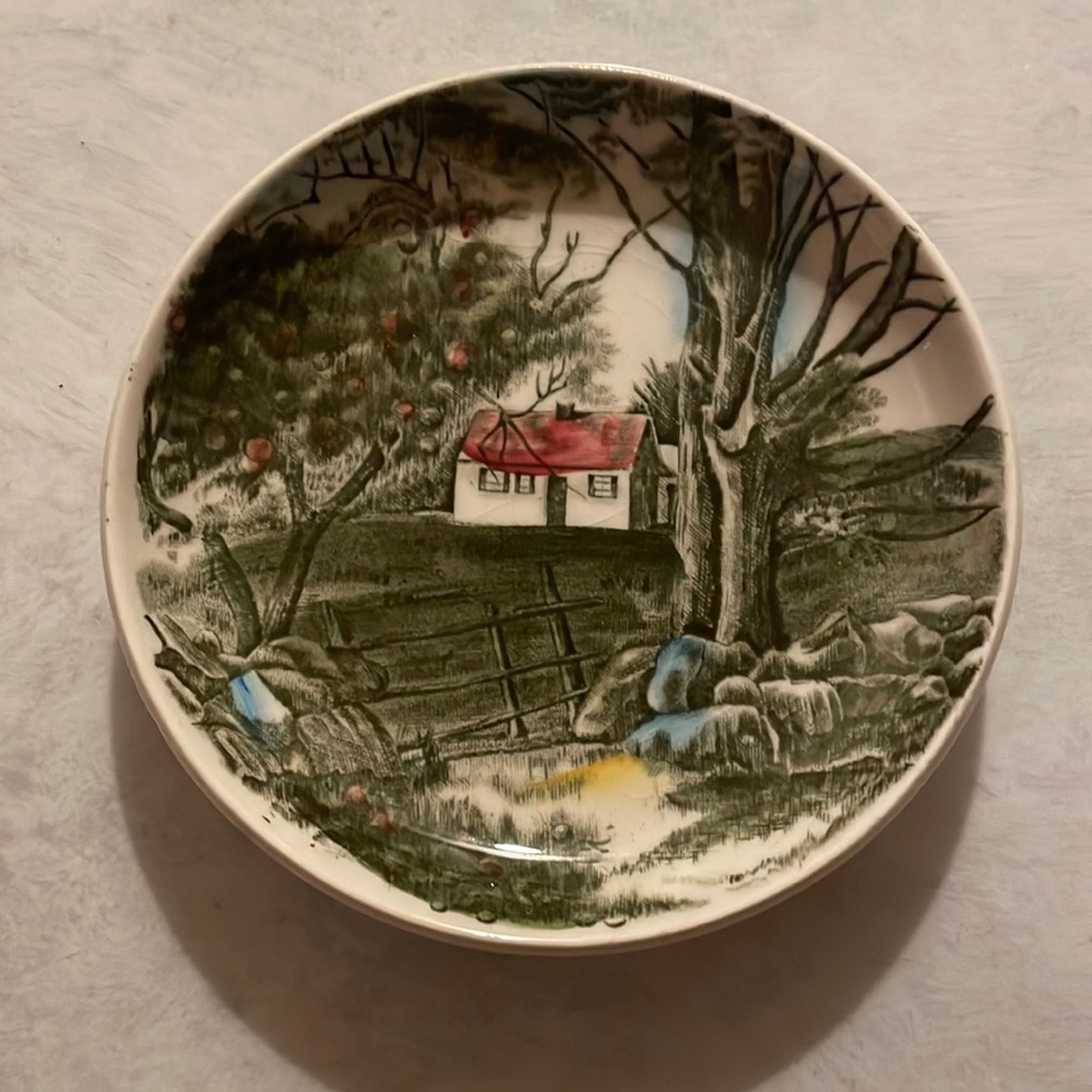 VTG Johnson Bros Small Ceramic Dish